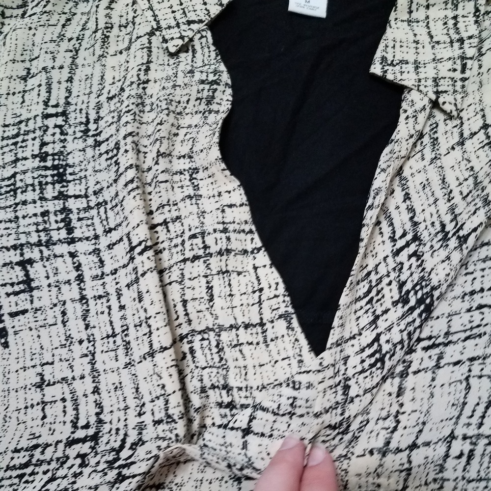 M Patterned Soft Surroundings Blouse - image 5